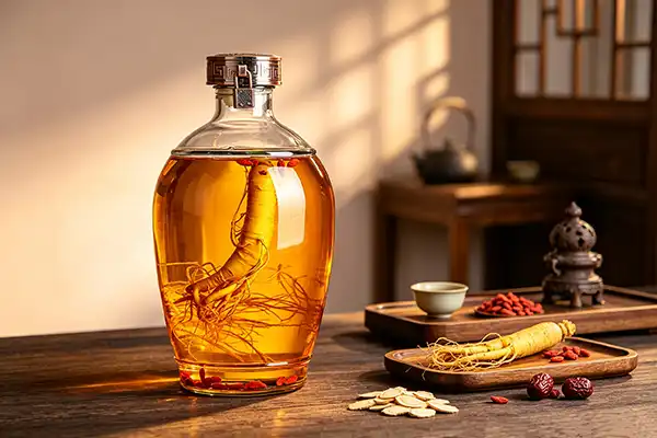 How to clean an oval glass wine jar?